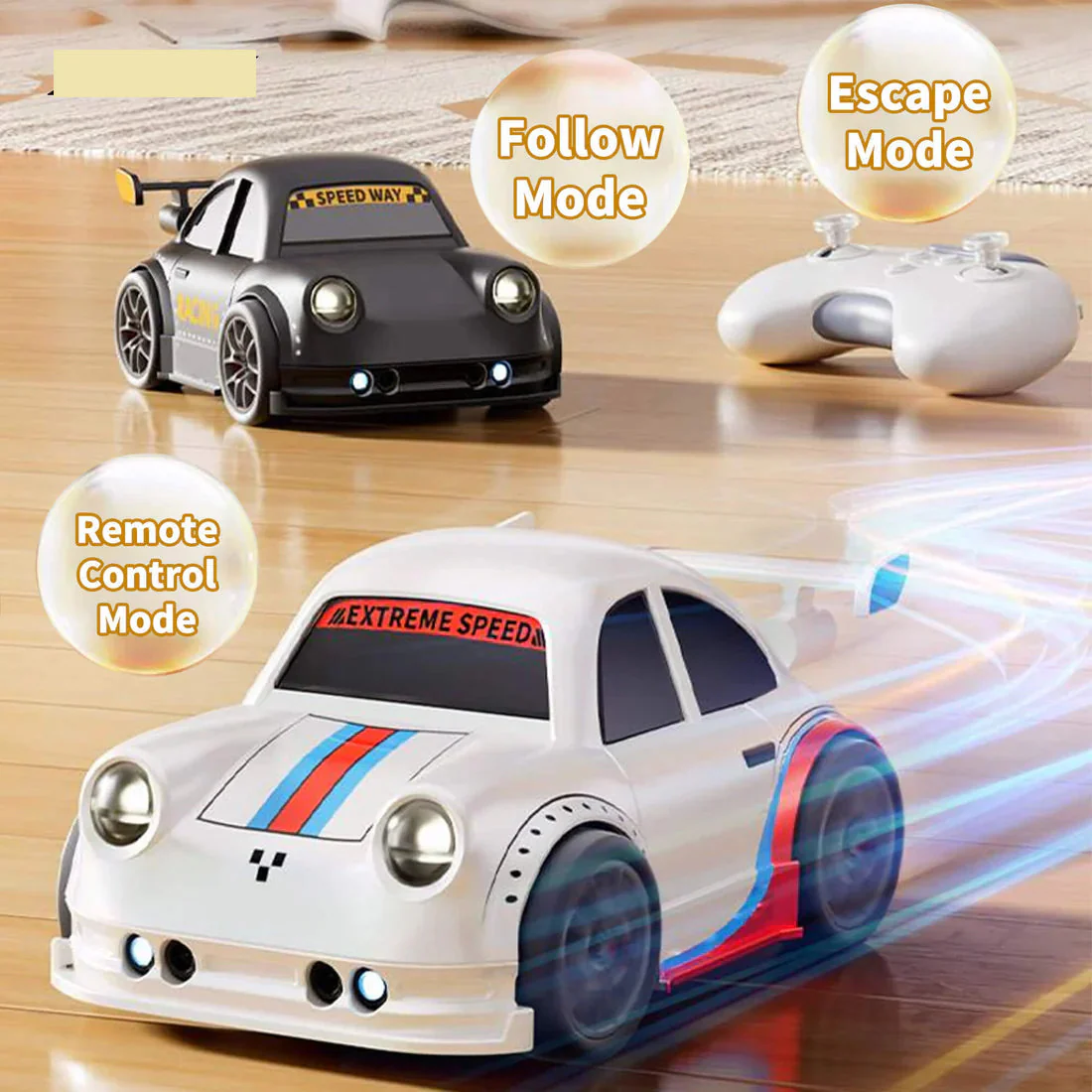 Smart Motion Sensor RC Car with Follow Me & Escape Mode | ₹699