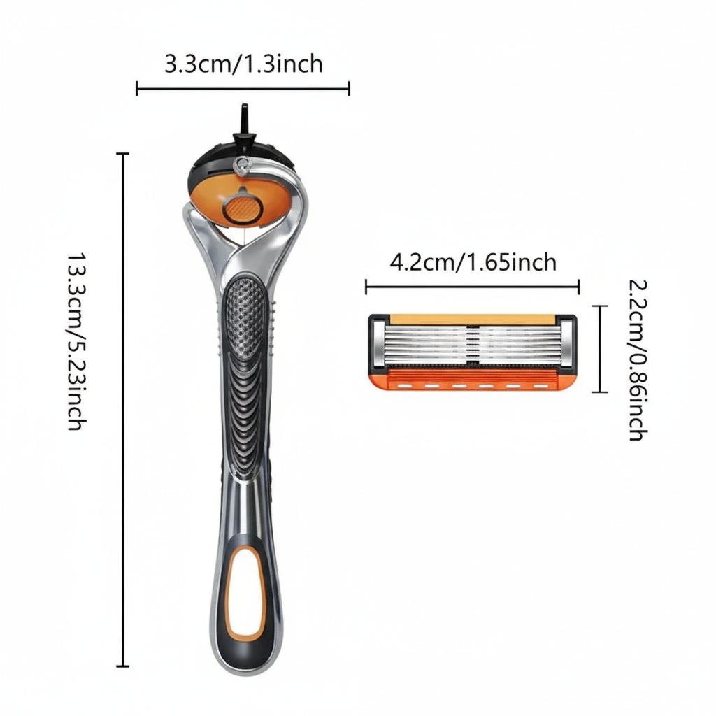Smart Shave Pro Kit – Free Handle Included with 48 High-Performance Razor Refills