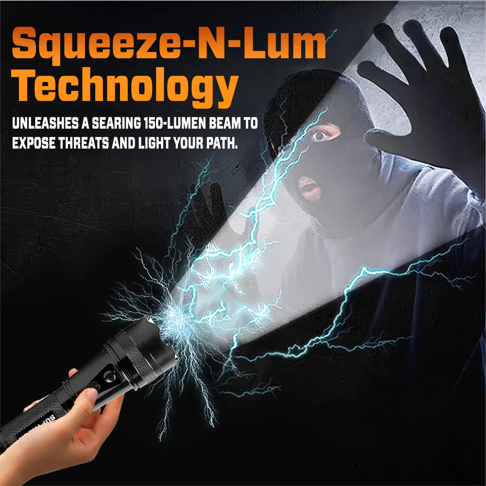 Ultra-Bright Rechargeable Tactical Flashlight with Zoom & Multi Modes