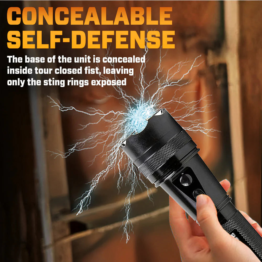 Ultra-Bright Rechargeable Tactical Flashlight with Zoom & Multi Modes