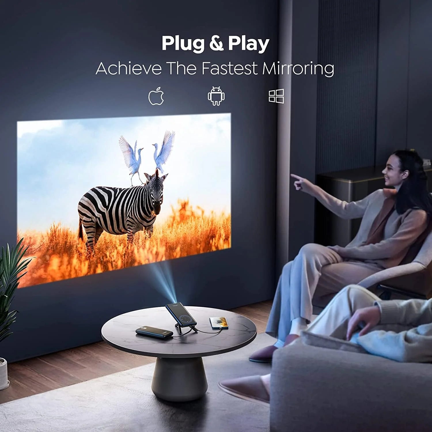 DocoMOi T1 Mini Pocket Portable Projector – Compact Design with Powerful Performance