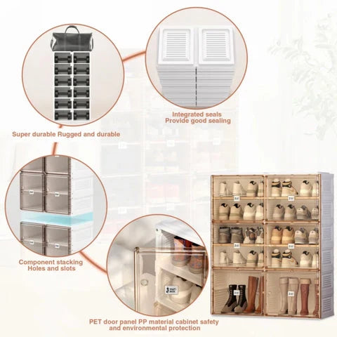 Premium 8-Layer Shoe Rack – Double the Storage, Buy 1 Get 1 FREE
