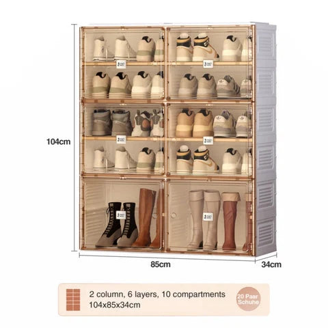 Premium 8-Layer Shoe Rack – Double the Storage, Buy 1 Get 1 FREE