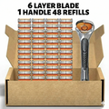 Smart Shave Pro Kit – Free Handle Included with 48 High-Performance Razor Refills