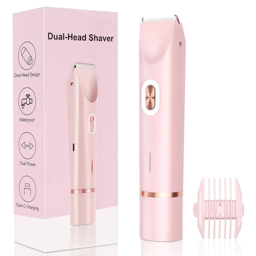 Veloura Dual Head 2-in-1 Trimmer for Smooth Body Grooming
