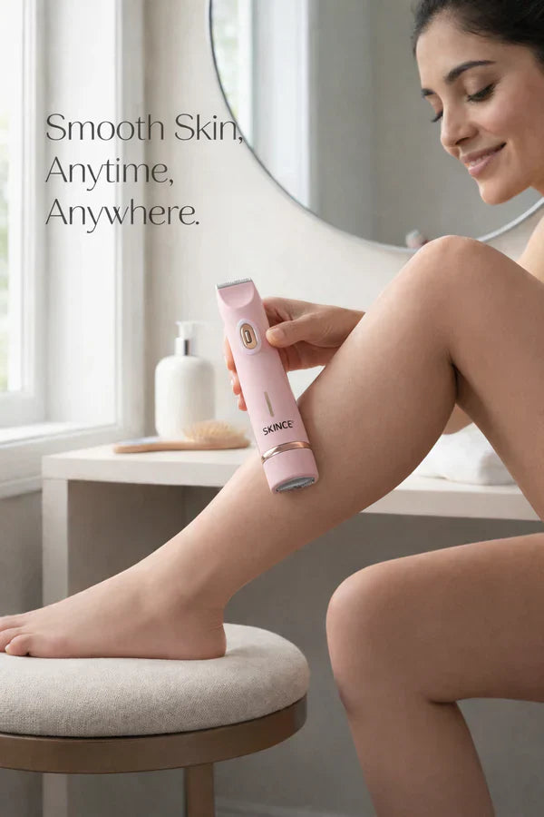 Veloura Dual Head 2-in-1 Trimmer for Smooth Body Grooming
