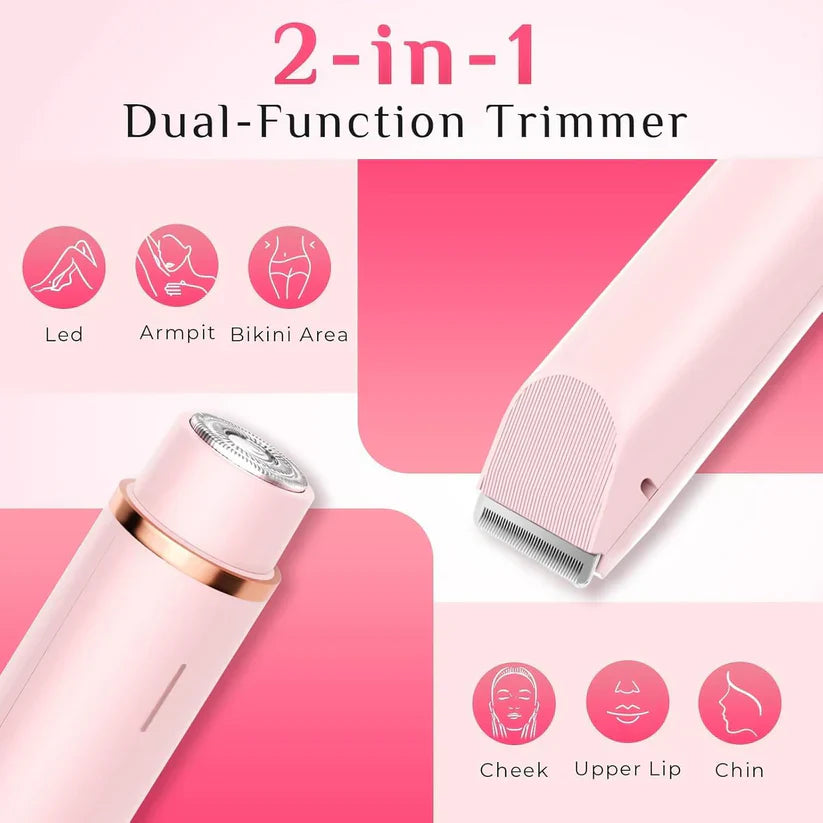 Veloura Dual Head 2-in-1 Trimmer for Smooth Body Grooming