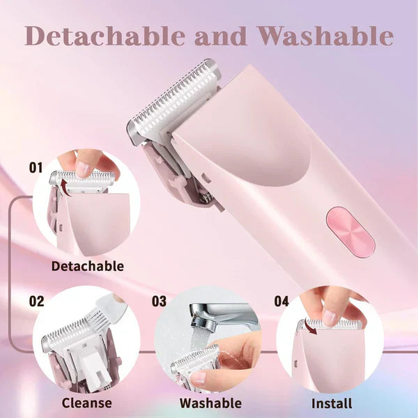 Veloura Dual Head 2-in-1 Trimmer for Smooth Body Grooming